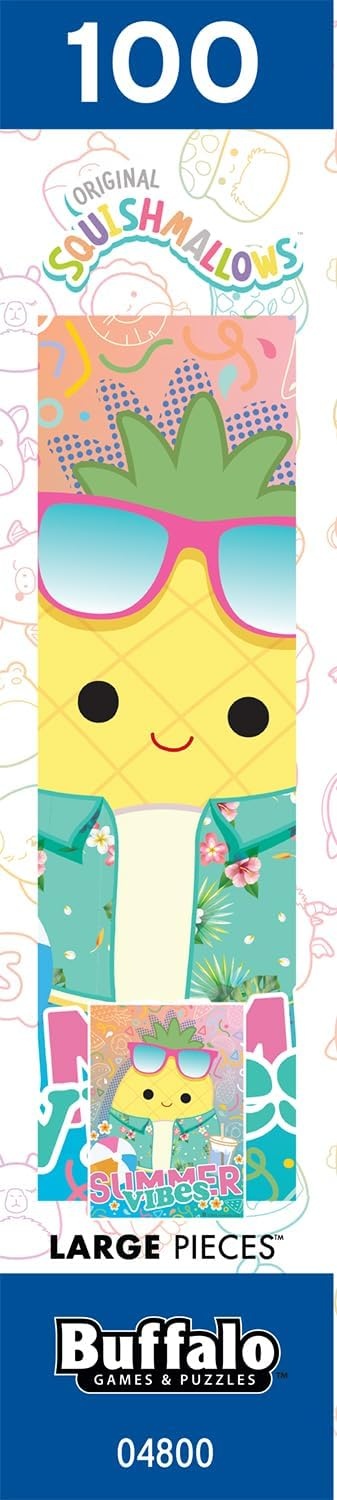 image:imageBuffalo Games  Squishmallows  Color Pop  100 Piece Jigsaw Puzzle for Families Challenging Puzzle Perfect for Game Nights  Finished Size is 1500 x 1100Sweet Collage