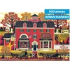 image:imageBuffalo Games  Benjamins Music Store  Charles Wysocki  500 Piece Jigsaw Puzzle for Adults  Americana Folk Art Fall Scene with Autumn Colors  Adult Puzzles