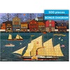 image:imageBuffalo Games  Blackbirds Roost at Mill Creek  Charles Wysocki  500 Piece Autumn Jigsaw Puzzle for Adults  Fall Harvest Americana Scene  Cozy Puzzle for Game NightsThe Sunflower