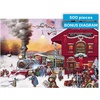 image:imageBuffalo Games  Blackbirds Roost at Mill Creek  Charles Wysocki  500 Piece Autumn Jigsaw Puzzle for Adults  Fall Harvest Americana Scene  Cozy Puzzle for Game NightsRed  Violet  Green
