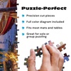image:imageBuffalo Games  Canoe Lake 1000 Piece Puzzle for Adults  Jigsaw Puzzles  Darrell Bush Cabin Sunset Artwork with Poster  Challenging Outdoor Nature Scene