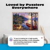 image:imageBuffalo Games  Canoe Lake 1000 Piece Puzzle for Adults  Jigsaw Puzzles  Darrell Bush Cabin Sunset Artwork with Poster  Challenging Outdoor Nature Scene