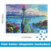 image:imageBuffalo Games  Celebrate Liberty  500 Piece Jigsaw Puzzle Colorful Puzzles for Adults  PrecisionCut Pieces Beautiful Artwork and Hours of Relaxing Fun