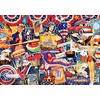 image:imageBuffalo Games  Kate Ward Thacker  All American Collage  500 Piece Jigsaw Puzzle Colorful Puzzle for Adults  PrecisionCut Pieces Beautiful Artwork and Hours of Relaxing Fun