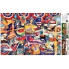 image:imageBuffalo Games  Kate Ward Thacker  All American Collage  500 Piece Jigsaw Puzzle Colorful Puzzle for Adults  PrecisionCut Pieces Beautiful Artwork and Hours of Relaxing Fun