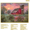 image:imageBuffalo Games Abraham Hunter End of Day 500 Piece Jigsaw Puzzle  15 x 2125 in  Includes FullColor Poster  Relaxing Adult Activity  Barn Puzzle