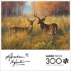 image:imageBuffalo Games Abraham Hunter Proud Pair 300 Piece Jigsaw Puzzle  2125 x 15 in Oversized  Easy Grip Pieces  Full Color Poster  Relaxing Puzzle for Adults