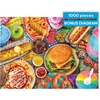 image:imageBuffalo Games Aimee Stewart Retro Album Covers Jigsaw Puzzle  1000 Piece 2675 x 1975 in  Reference Poster Included  Relaxing Adult Puzzles  Gift for CollectorsFun Fair Food