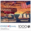image:imageBuffalo Games Charles Wysocki  Patriotic Harborview  1000 Piece Jigsaw Puzzle  2675 x 1975 in  Reference Poster  Precision Cut Pieces  Adult Jigsaw Puzzles
