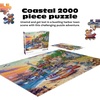 image:imageBuffalo Games Dominic Davison  American Harbor Town  2000 Piece Jigsaw Puzzle  385 x 265 in Poster Included  Precision Cut Parts  2000 Piece Puzzles for Adults