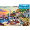 image:imageBuffalo Games Dominic Davison  American Harbor Town  2000 Piece Jigsaw Puzzle  385 x 265 in Poster Included  Precision Cut Parts  2000 Piece Puzzles for Adults