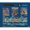 image:imageBuffalo Games Dowdle 4in1 Jigsaw Puzzle Set  Pack of 43300Pc amp 1500Pc  Challenging Dowdle Puzzles for Adults  Includes FullColor Poster  Americana Designs Featuring City Scenes