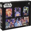 image:imageBuffalo Games Star Wars Jigsaw Puzzle Multipack  4 In 1 3 x 300 Piece amp 1 x 500 Piece Panoramic  Precision Cut Design  Bonus Poster  Star Wars Puzzles For AdultsCollectors Edition