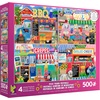image:imageCeaco  4 in 1 Multipack  Food Trucks  4 500 Piece Jigsaw Puzzles  Colorful Puzzle  PrecisionCut Pieces Beautiful Artwork and Hours of Relaxing Fun