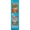 image:imageCeaco  4 in 1 Multipack  Thomas Kinkade  Seasons  4 500 Piece Jigsaw Puzzles