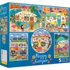 image:imageCeaco  5 in 1 Multipack  Happy Camper  2 300 Piece 2 500 Piece 1 750 Piece Jigsaw Puzzles