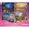 image:imageCeaco  Thomas Kinkade Disney Princess 4 Pack 500 Piece Jigsaw Puzzles Multi Pack for Adults and Teens