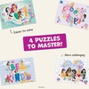 image:imageDisney Princess  CEACO 4in1 Multipack Jigsaw Puzzles  48 72 amp 100 Pieces Preschool Puzzle Set for Ages 36