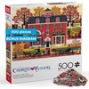 image:imageBuffalo Games  Benjamins Music Store  Charles Wysocki  500 Piece Jigsaw Puzzle for Adults  Americana Folk Art Fall Scene with Autumn Colors  Adult Puzzles