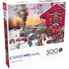 image:imageBuffalo Games  Blackbirds Roost at Mill Creek  Charles Wysocki  500 Piece Autumn Jigsaw Puzzle for Adults  Fall Harvest Americana Scene  Cozy Puzzle for Game NightsRed  Violet  Green