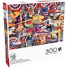 image:imageBuffalo Games  Kate Ward Thacker  All American Collage  500 Piece Jigsaw Puzzle Colorful Puzzle for Adults  PrecisionCut Pieces Beautiful Artwork and Hours of Relaxing Fun
