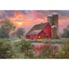 image:imageBuffalo Games Abraham Hunter End of Day 500 Piece Jigsaw Puzzle  15 x 2125 in  Includes FullColor Poster  Relaxing Adult Activity  Barn Puzzle