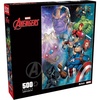 image:imageBuffalo Games Marvel Thanos vs The Avengers 500 Piece Jigsaw Puzzle  2125 x 15 in Multicolor Rectangular  FullColor Poster  Marvel Puzzle for Adults  Family Game Night