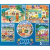 image:imageCeaco  5 in 1 Multipack  Happy Camper  2 300 Piece 2 500 Piece 1 750 Piece Jigsaw Puzzles