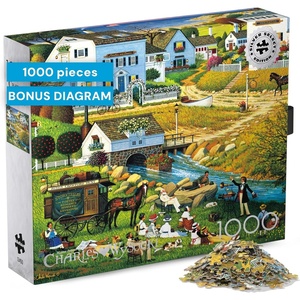image:imageBuffalo Games  Charles Wysocki  The Whippersnappers of Cape Cod  1000 Piece Jigsaw Puzzle for Adults Challenging Puzzle Perfect for Game Nights  Finished Size is 2675 x 1975Hound of Baskerville