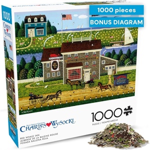 image:imageBuffalo Games  Charles Wysocki  The Whippersnappers of Cape Cod  1000 Piece Jigsaw Puzzle for Adults Challenging Puzzle Perfect for Game Nights  Finished Size is 2675 x 1975Red Whale Inn