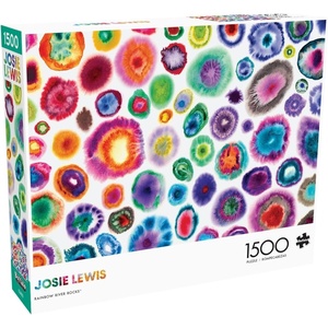 image:imageBuffalo Games  Josie Lewis  Josie Lewis Rainbow River Rocks  1500 Piece Jigsaw Puzzle for Adults Challenging Puzzle Perfect for Game Nights  Finished Size is 3850 x 2650