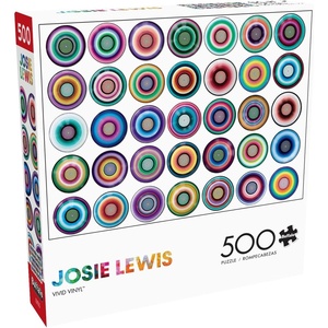 image:imageBuffalo Games  Josie Lewis  Vivid Vinyl  500 Piece Jigsaw Puzzle for Adults Challenging Puzzle Perfect for Game Nights  Finished Size is 2125 x 1500