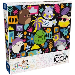 image:imageBuffalo Games  Squishmallows  Color Pop  100 Piece Jigsaw Puzzle for Families Challenging Puzzle Perfect for Game Nights  Finished Size is 1500 x 1100Color Pop