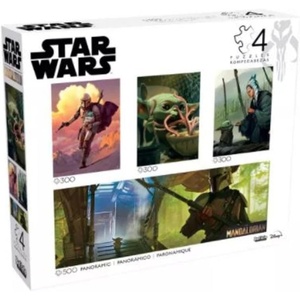 image:imageBuffalo Games  Star Wars  4 x 1 Multipack  Multi Piece Jigsaw Puzzle for Adults Challenging Puzzle Perfect for Game Nights  Finished Size Varies