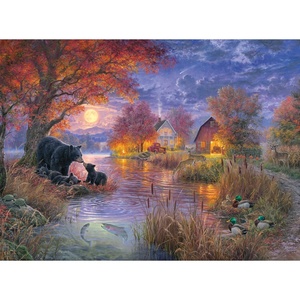 image:imageBuffalo Games Abraham Hunter  Black Bear Farms  1000 Piece Jigsaw Puzzle for Adults  2625 x 1975 in Includes Poster  Animal Puzzle  Nature Scene  Relaxing Activity