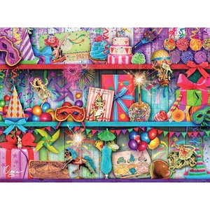 image:imageBuffalo Games Aimee Stewart  Pretty Party  1000 Piece Jigsaw Puzzle  2675 x 1975 in  Poster Included 1000 Piece Puzzle for Adults  Family Game Night Jigsaw Puzzles  Gift Idea Aimee Stewart