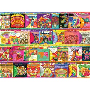 image:imageBuffalo Games Aimee Stewart Retro Album Covers Jigsaw Puzzle  1000 Piece 2675 x 1975 in  Reference Poster Included  Relaxing Adult Puzzles  Gift for CollectorsRetro Album Covers
