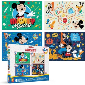 image:imageBuffalo Games Disney Mickey Mouse amp Friends Kids Jigsaw Puzzles  4in1 Multipack 48 72 amp 100 Pieces  Kids Puzzles Ages 46  ScreenFree Fun  Fine Motor Skills