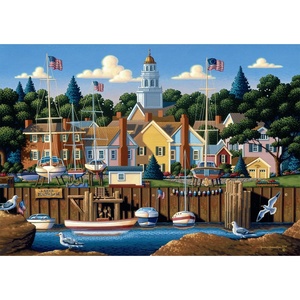 image:imageBuffalo Games Eric Dowdle Marblehead 300 Piece Jigsaw Puzzle  2125 x 15 in Reference Poster  300 Piece Puzzles for Adults  Artwork