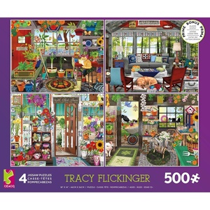 image:imageCeaco  4 in 1 Multipack  Tracy Flickinger  4 500 Piece Jigsaw Puzzle