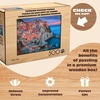 image:imageBuffalo Games  500 Piece Wooden Jigsaw Puzzle Charles Wysocki Frederick The Literate Unique Shaped Pieces Giftable Wooden Box Fabric Bag Full Size Poster Ages 14Cinque Terre