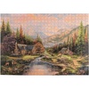 image:imageBuffalo Games  500 Piece Wooden Jigsaw Puzzle Charles Wysocki Frederick The Literate Unique Shaped Pieces Giftable Wooden Box Fabric Bag Full Size Poster Ages 14Sierra Paradise