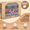 image:imageBuffalo Games  500 Piece Wooden Jigsaw Puzzle Charles Wysocki Frederick The Literate Unique Shaped Pieces Giftable Wooden Box Fabric Bag Full Size Poster Ages 14Hawaiian Food Truck