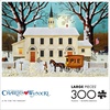 image:imageBuffalo Games  Charles Wysocki  A Pie for The Parson  300 Piece Festive Jigsaw Puzzle Winter Puzzles for Adults  PrecisionCut Pieces Holiday Artwork Hours of Christmas Fun