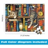 image:imageBuffalo Games Charles Wysocki  Frederick The Literate  300 Piece Jigsaw Puzzle  2125 x 15 in Poster Included  Large EasyGrip Pieces  Jigsaw Puzzles for Adults