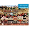 image:imageBuffalo Games Charles Wysocki  Fun Lovin Silly Folks  300 Piece Jigsaw Puzzle  2125 x 15 in Ages 14  HighResolution Artwork amp Poster Included  Charles Wysocki Puzzles  EasyToHandle PiecesSleepy Town West