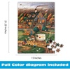 image:imageBuffalo Games Charles Wysocki  Fun Lovin Silly Folks  300 Piece Jigsaw Puzzle  2125 x 15 in Ages 14  HighResolution Artwork amp Poster Included  Charles Wysocki Puzzles  EasyToHandle PiecesSecret Passage Inn