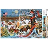image:imageBuffalo Games Charles Wysocki  Small Town Christmas  300 Piece Jigsaw Puzzle  2125 x 15 in  Larger Pieces amp Snap Fit  300 Pc Puzzles for Adults  Includes Full Color Poster