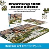image:imageBuffalo Games Charles Wysocki Twilight Sentinel 1000 Piece Jigsaw Puzzle  Multicolor Rectangular 2675 x 1975 in  Lighthouse Twilight Scene  Poster Included  1000 Piece Puzzle for Adults