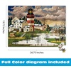 image:imageBuffalo Games Charles Wysocki Twilight Sentinel 1000 Piece Jigsaw Puzzle  Multicolor Rectangular 2675 x 1975 in  Lighthouse Twilight Scene  Poster Included  1000 Piece Puzzle for Adults